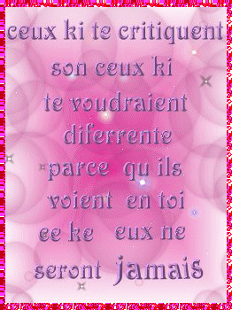 Ceux qui te critique